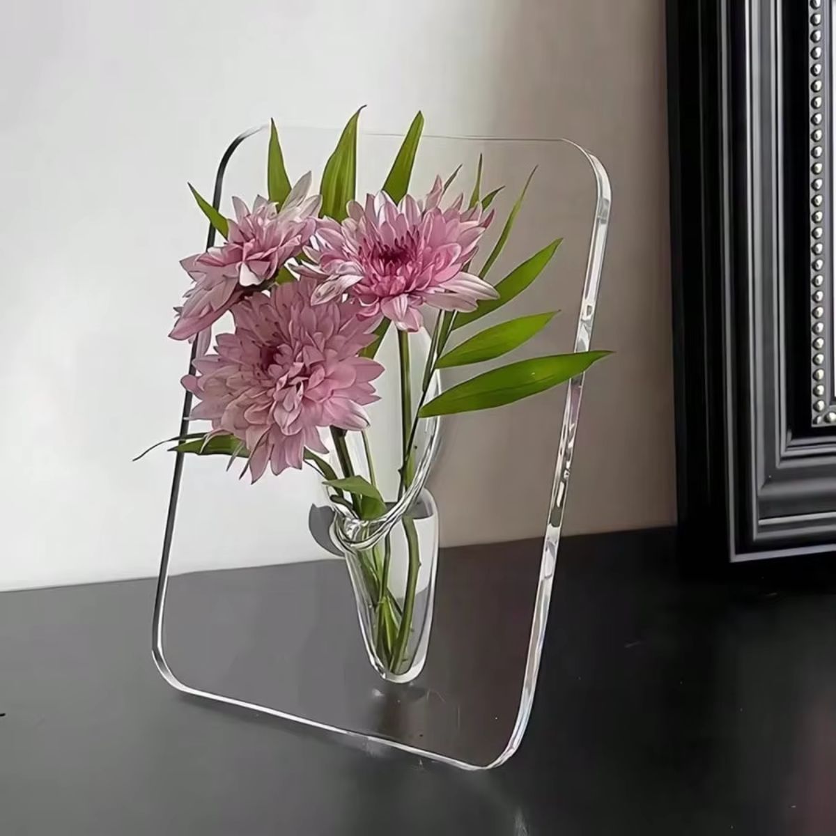 Modern Acrylic Frame Flower Vase